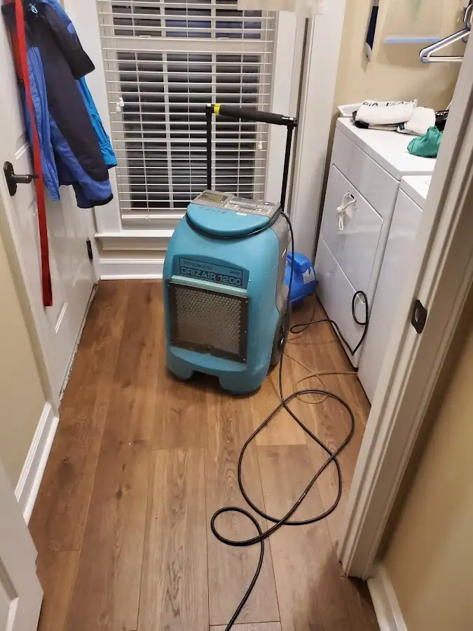 Commercial dehumidifier deployed for Flood Damage Cleanup in Colby